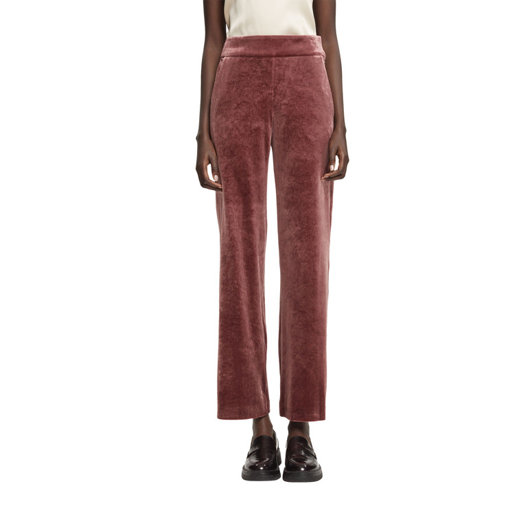 PANTALÓN ANCHO DE TERCIOPELO MUJER ESPRIT