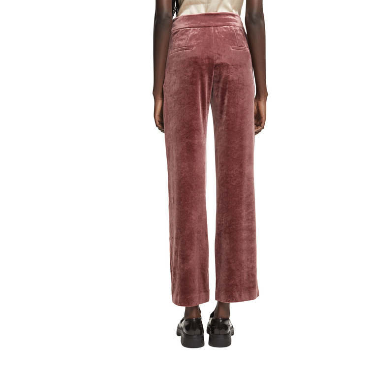 PANTALÓN ANCHO DE TERCIOPELO MUJER ESPRIT