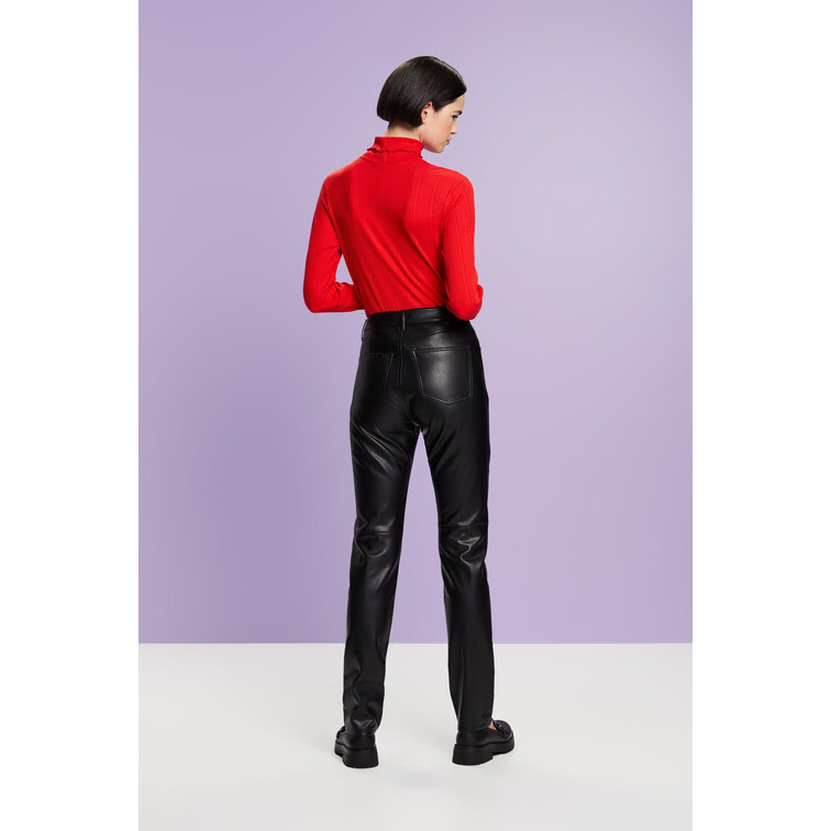 PANTALÓN MUJER  ESPRIT PU SLIM LEG