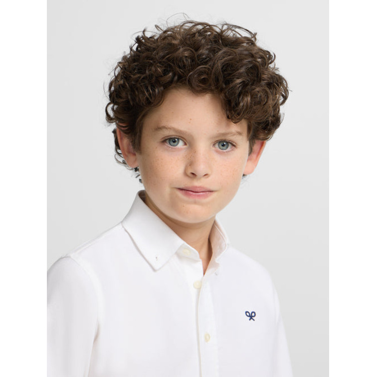 NIÑO CAMISA SPORT KIDS CLASICA OXFO BLANCO
