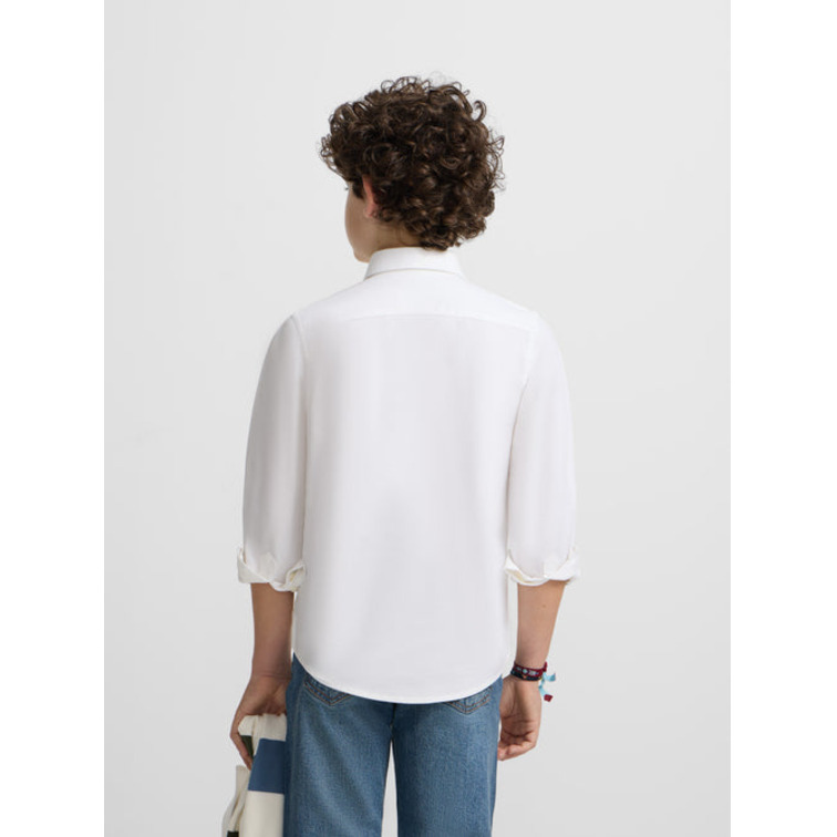 NIÑO CAMISA SPORT KIDS CLASICA OXFO BLANCO