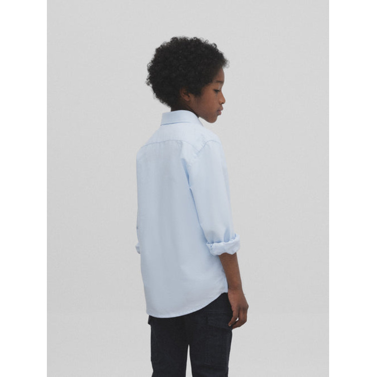NIÑO CAMISA SPORT KIDS CLASICA OXFO CELESTE