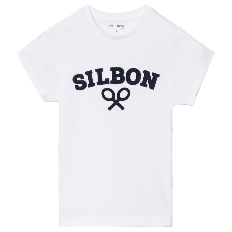 NIÑO CAMISETA KIDS RAQUETA MEDIA BL BLANCO