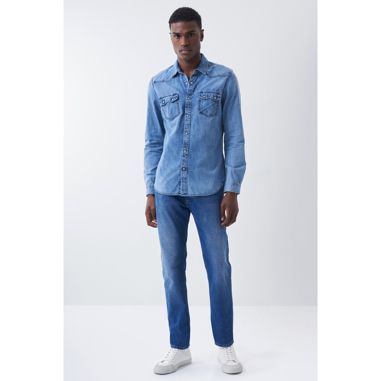 CAMISA VAQUERA HOMBRE SALSA DENMARK - Korner
