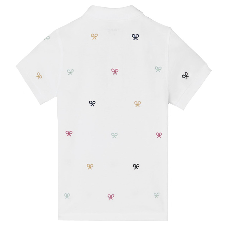 POLO NIÑO  SILBON POLO KIDS MULTIRAQUETA BLANCA