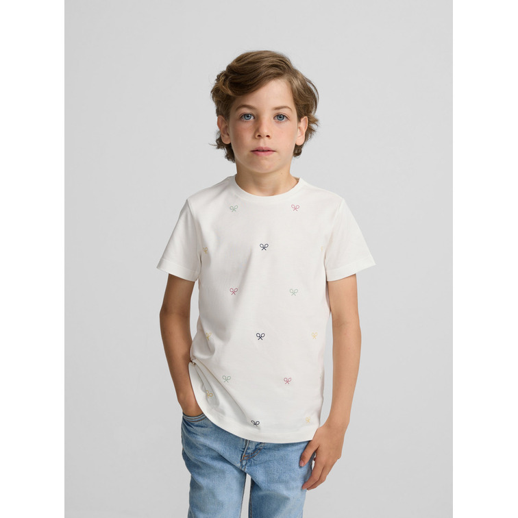 CAMISETA NIÑO  SILBON CAMISETA KIDS MULTIRAQUETAS BL