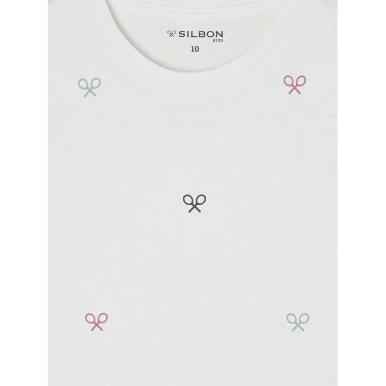 CAMISETA NIÑO  SILBON CAMISETA KIDS MULTIRAQUETAS BL