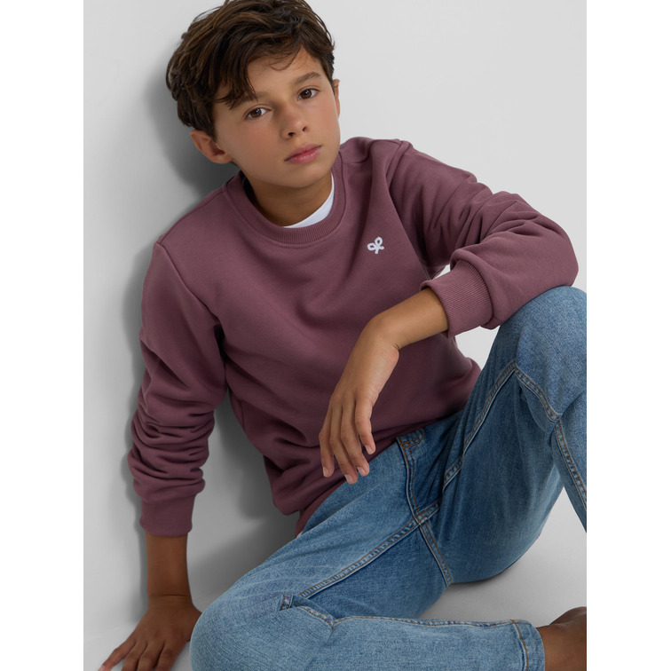 SUDADERA NIÑO  SILBON SUDADERA KIDS PETITS BURDEOS