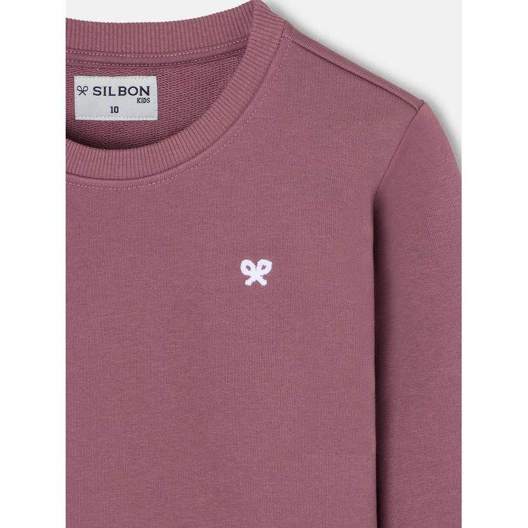 SUDADERA NIÑO  SILBON SUDADERA KIDS PETITS BURDEOS