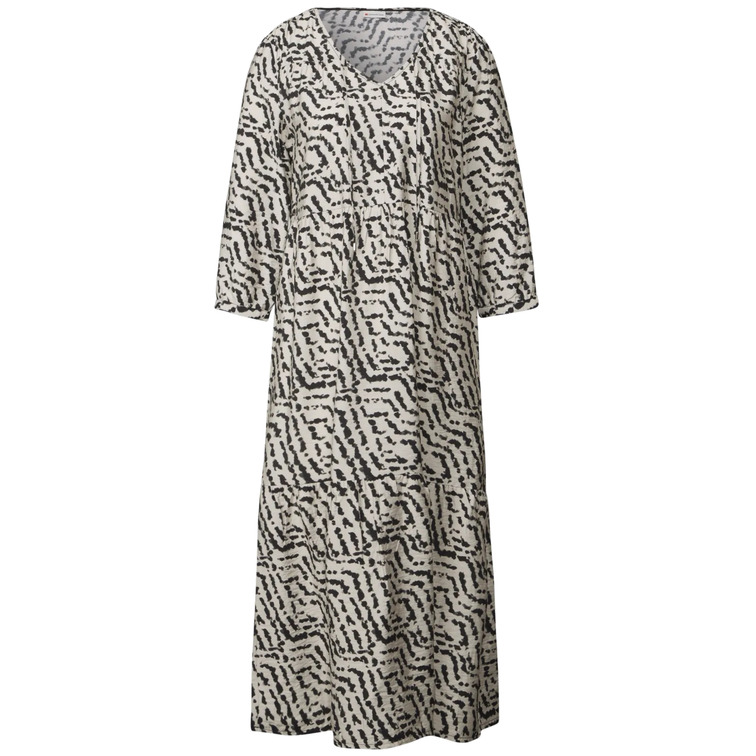 VESTIDO MUJER  STREET MIDI ETHNO DRESS_AOP