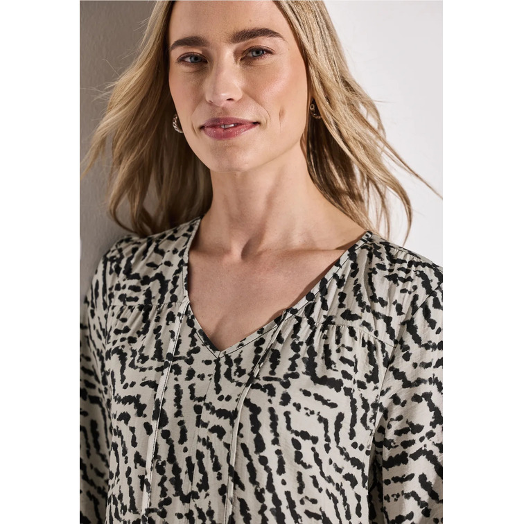VESTIDO MUJER  STREET MIDI ETHNO DRESS_AOP
