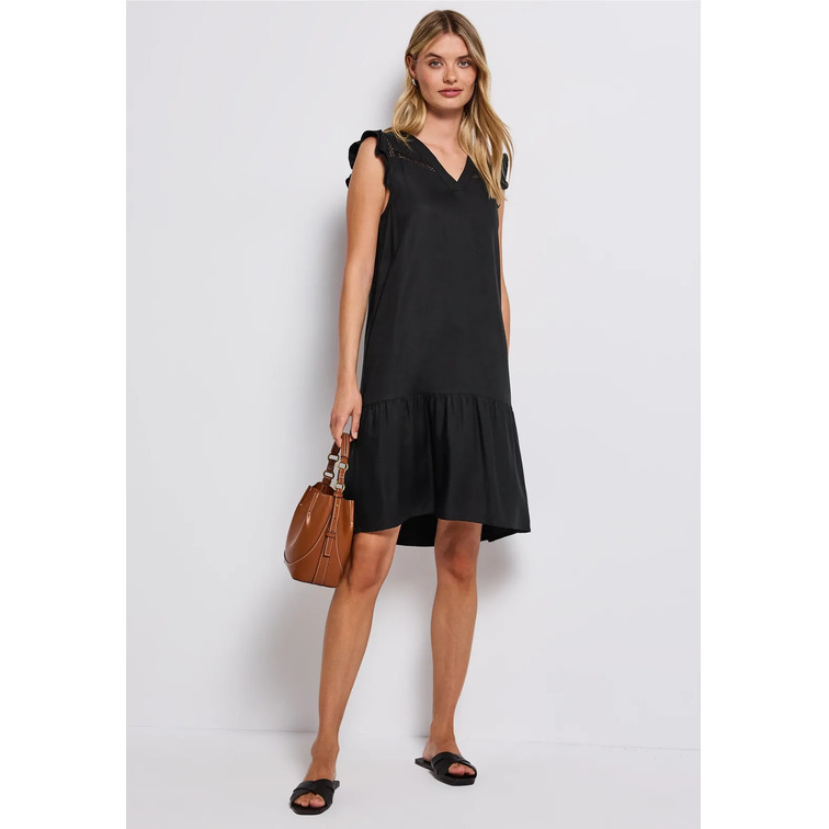 VESTIDO MUJER  STREET LTD QR VISCOSE TUNIC DRESS_SOL