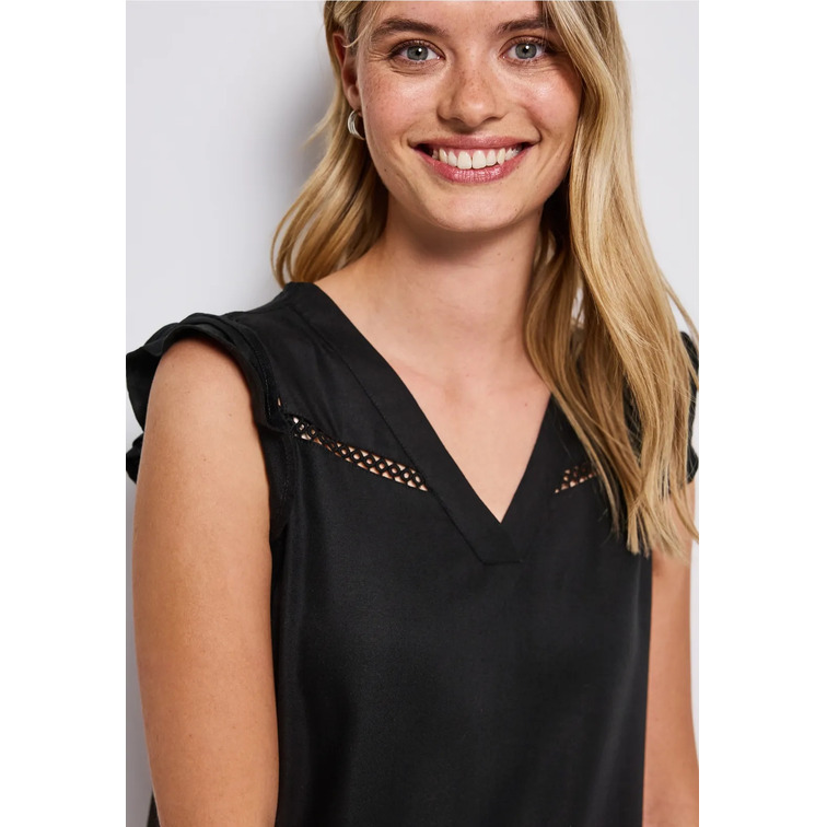 VESTIDO MUJER  STREET LTD QR VISCOSE TUNIC DRESS_SOL