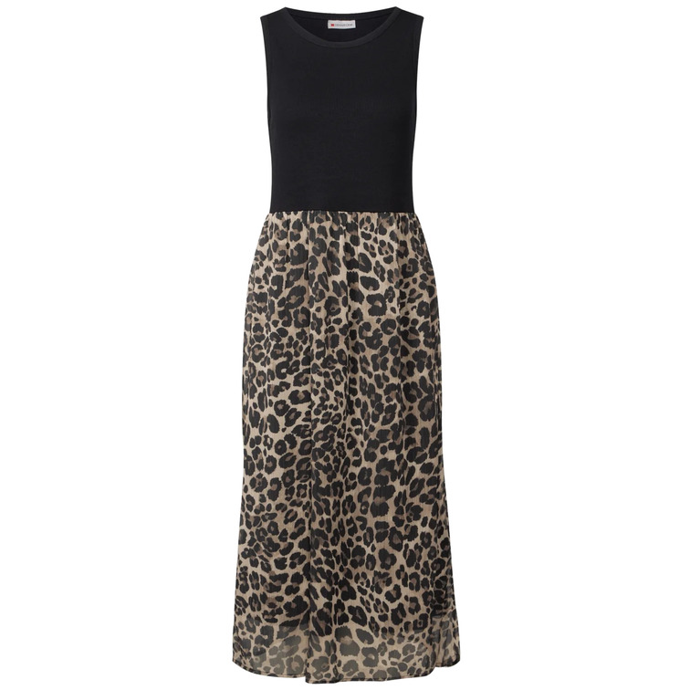 VESTIDO MUJER  STREET MAT MIX CHIFFON DRESS_AOP