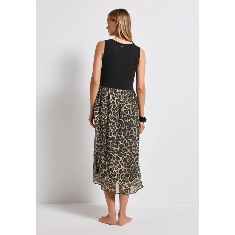 VESTIDO MUJER  STREET MAT MIX CHIFFON DRESS_AOP