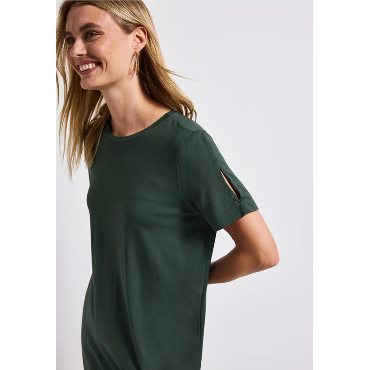 VESTIDO MUJER  STREET T-SHIRT DRESS SLEEVE DETAIL_SO