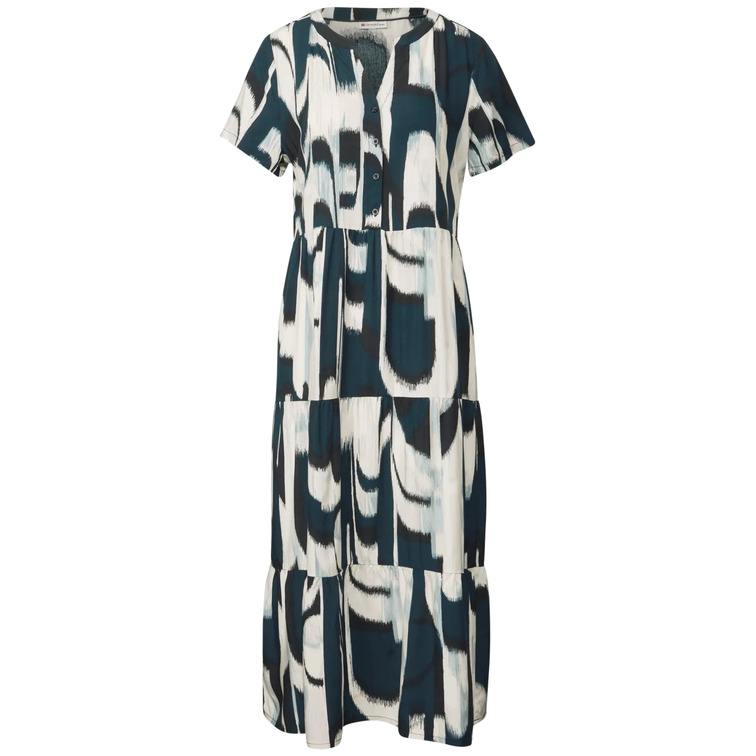 VESTIDO MUJER  STREET MIDI ETHNO DRESS_AOP