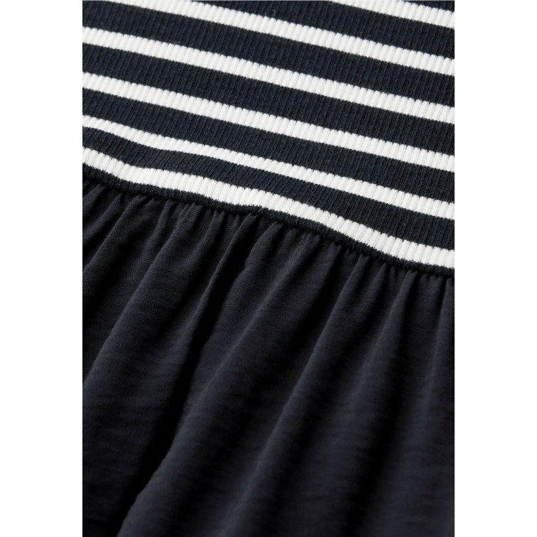 MUJER MAT MIX DRESS_STRIPED 27502