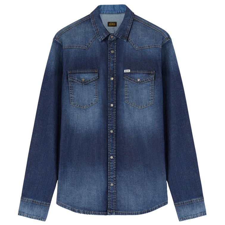 CAMISA DENIM HOMBRE GAS KANT NEW