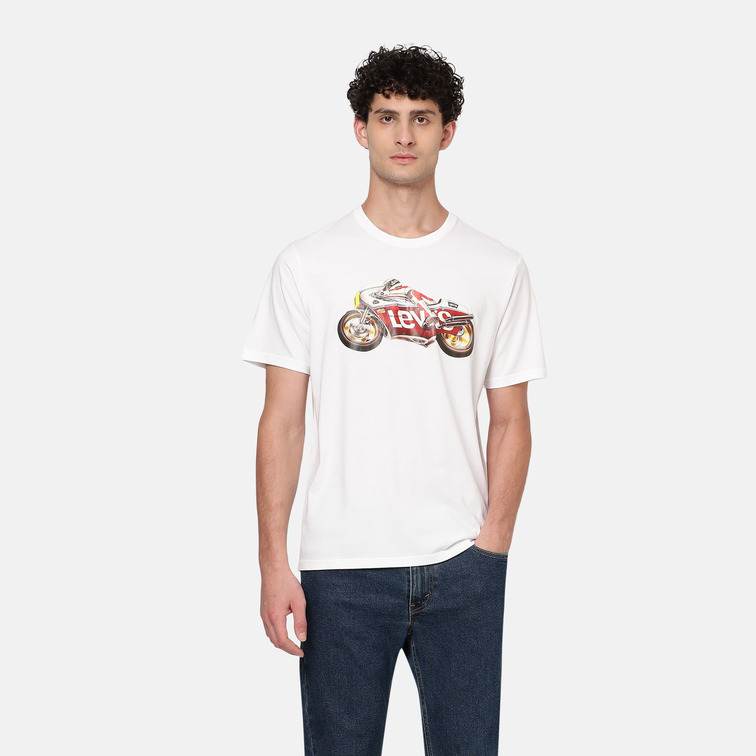 CAMISETA HOMBRE  LEVIS SS RELAXED FIT TEE BW MOTORCYC