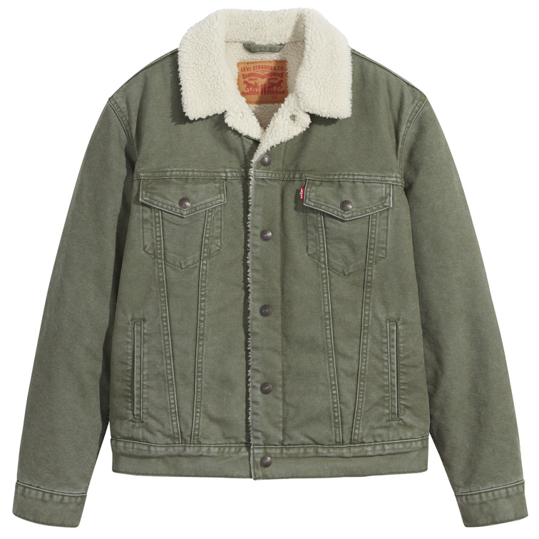 CAZADORA VAQUERA HOMBRE  LEVIS TYPE 3 SHERPA TRUCKER THYME SH