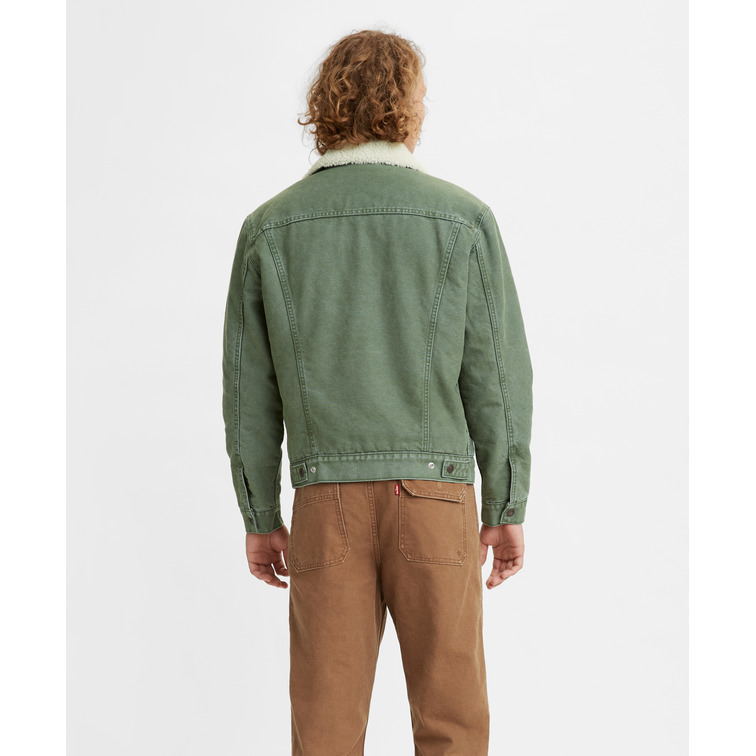 CAZADORA VAQUERA HOMBRE  LEVIS TYPE 3 SHERPA TRUCKER THYME SH