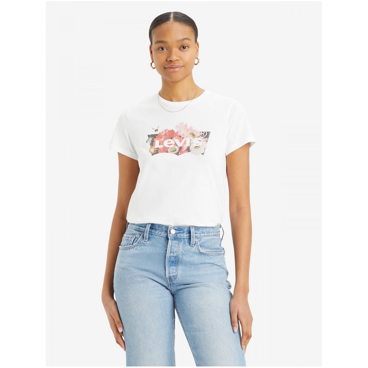 CAMISETA MUJER LEVI'S LOGO FLORAL