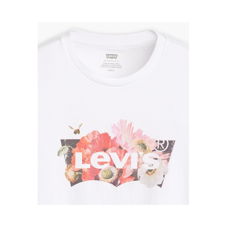 CAMISETA MUJER LEVI'S LOGO FLORAL