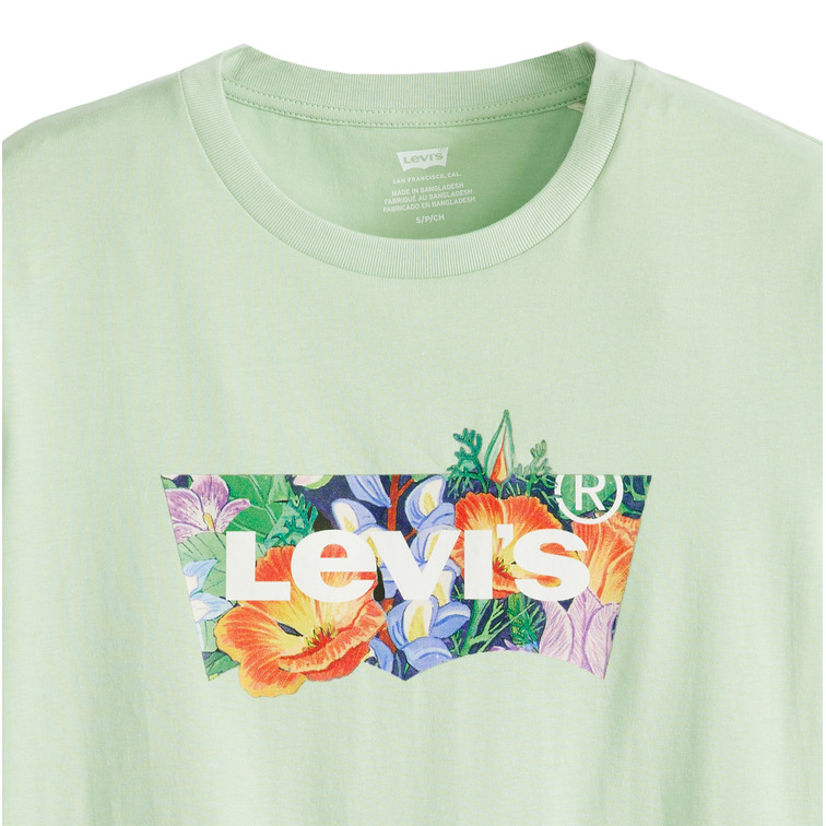 CAMISETA MUJER LEVIS PERFECT LOGO BATWING FLORAL