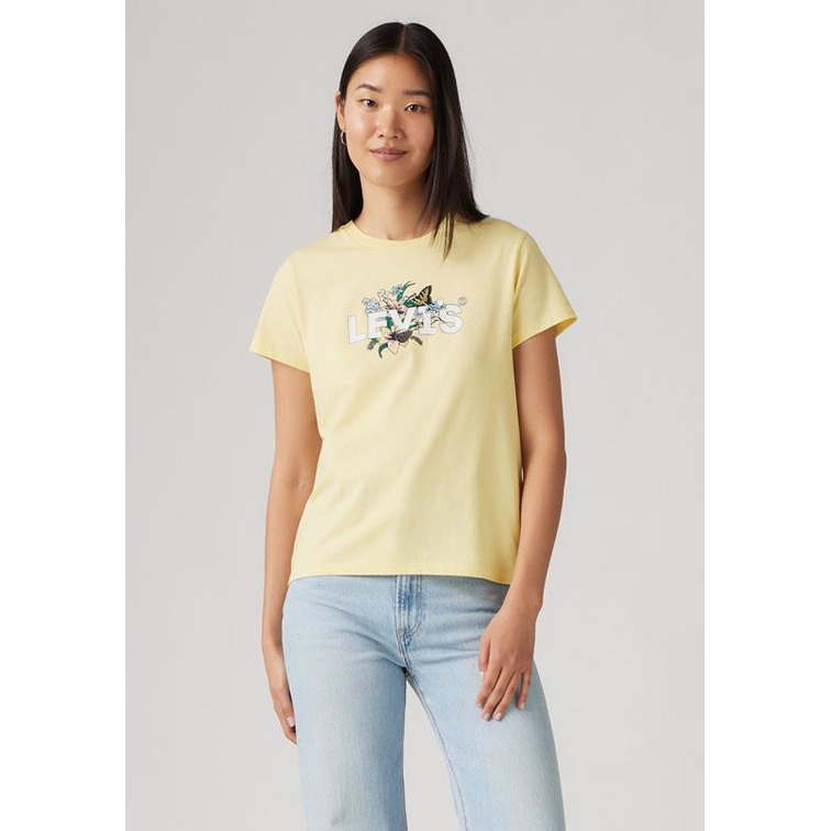 CAMISETA MUJER LEVIS PERFECT LOGO FLORAL