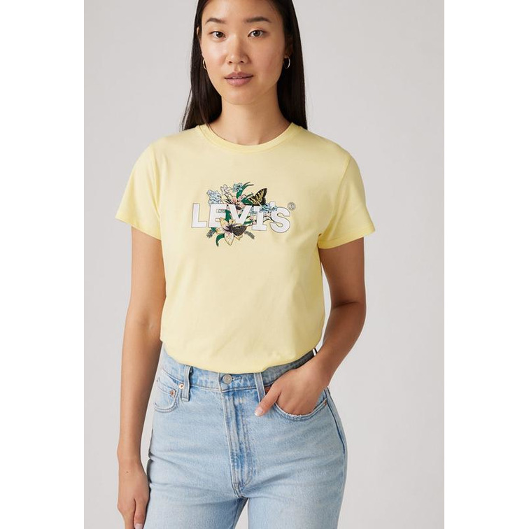 CAMISETA MUJER LEVIS PERFECT LOGO FLORAL
