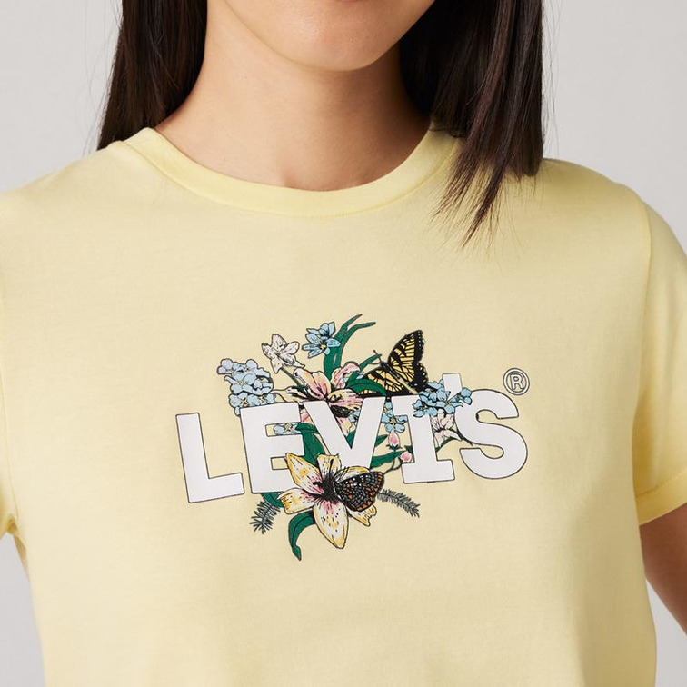CAMISETA MUJER LEVIS PERFECT LOGO FLORAL