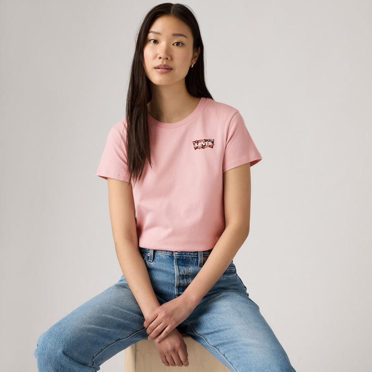 CAMISETA MUJER  LEVI'S THE PERFECT TEE GAB ROSE BW FI