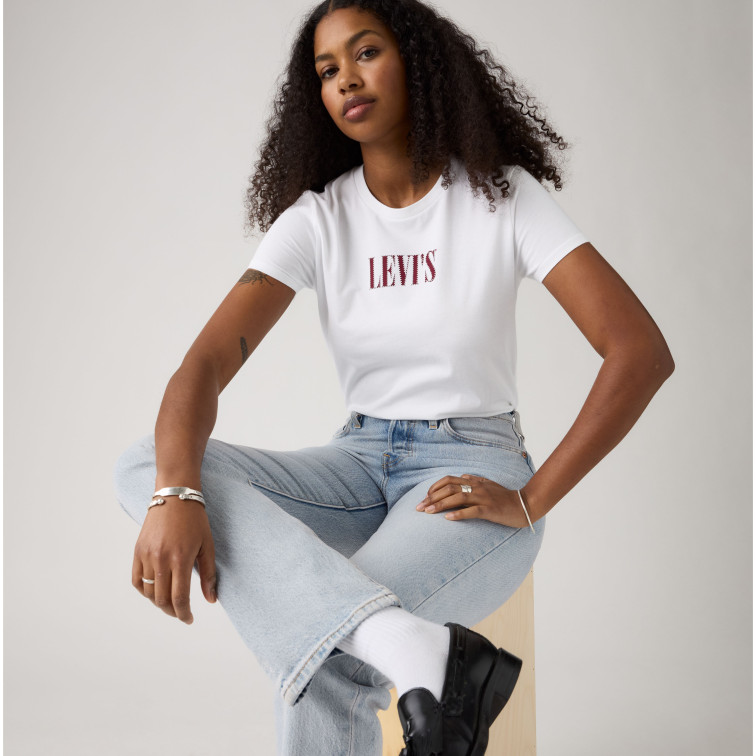 CAMISETA MUJER  LEVI'S THE PERFECT TEE SERIF STUD OUT