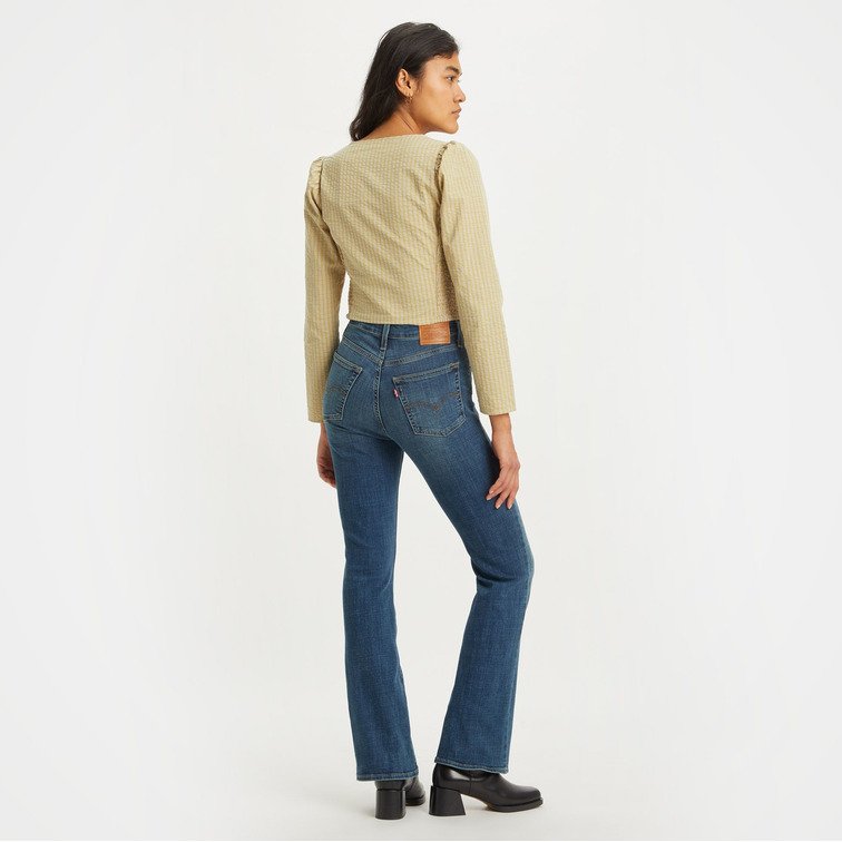 VAQUERO ACAMPANADO MUJER LEVI'S 725 BOOTCUT TIRO ALTO