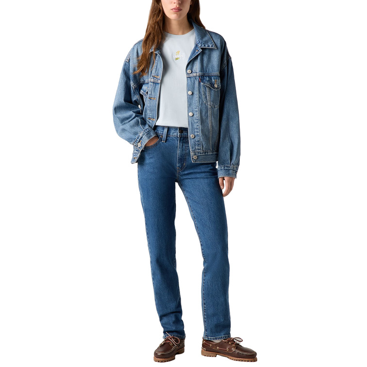 VAQUERO RECTO MUJER LEVIS 724 TIRO ALTO