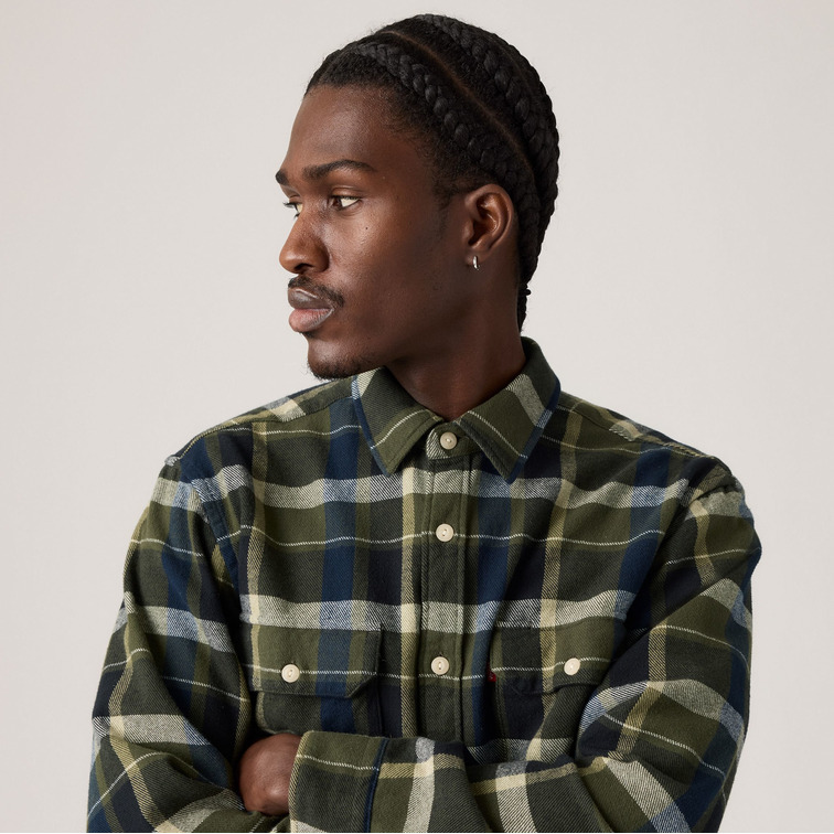 CAMISA HOMBRE  LEVI'S JACKSON WORKER MEDINA PLAID DE