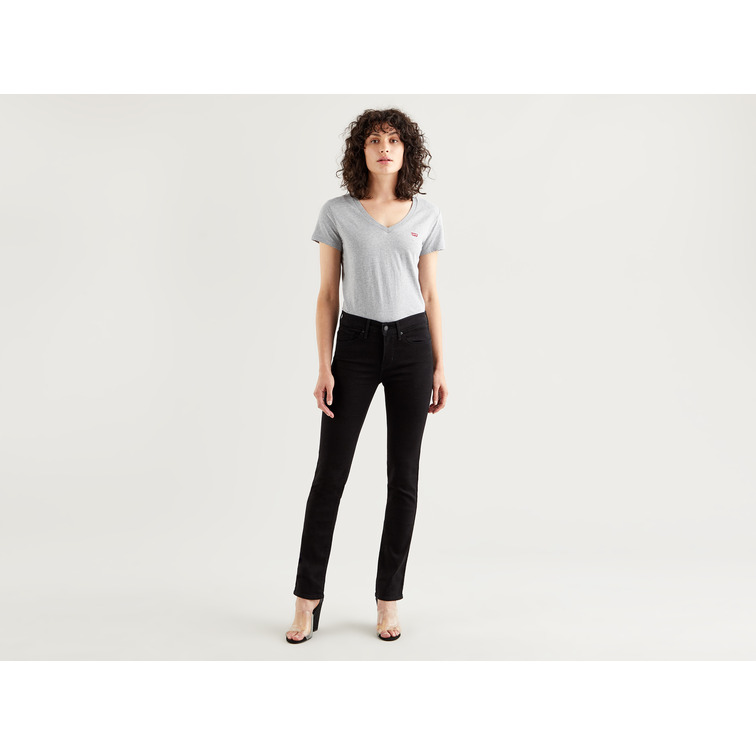 VAQUERO MUJER  LEVIS 312 SHAPING SLIM SOFT BLACK