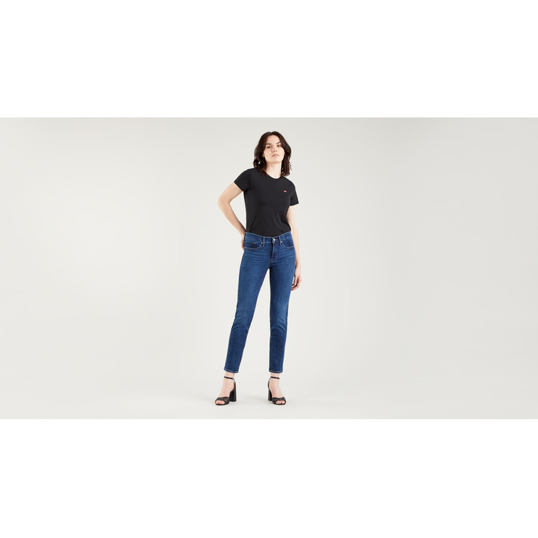 VAQUERO MUJER  LEVIS 312 SHAPING SLIM LAPIS SMILE