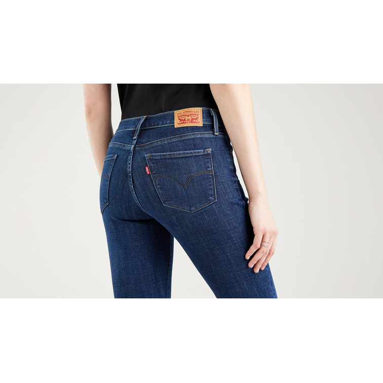 VAQUERO MUJER  LEVIS 312 SHAPING SLIM LAPIS SMILE