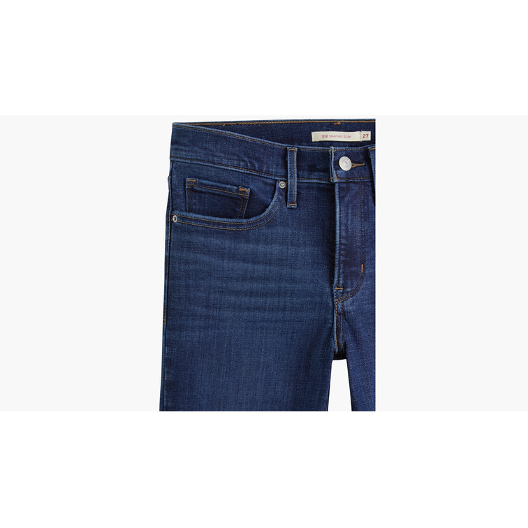 VAQUERO MUJER  LEVIS 312 SHAPING SLIM LAPIS SMILE