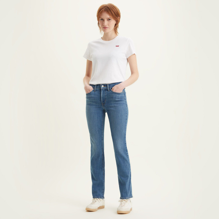 VAQUERO MUJER  LEVI'S 314 SHAPING STRAIGHT LAPIS BAR