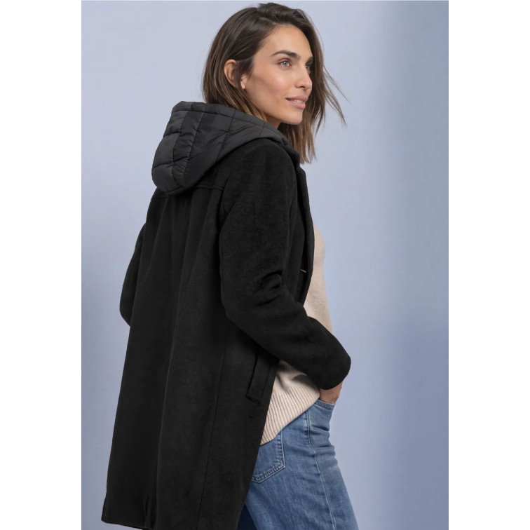 MUJER REVERS COAT W. HOODY INSERT 10001