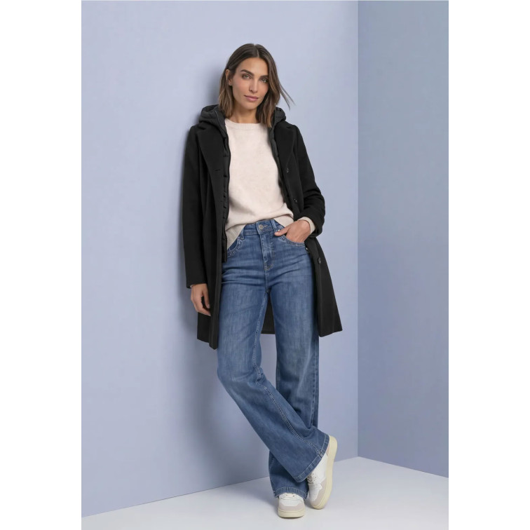 MUJER REVERS COAT W. HOODY INSERT 10001