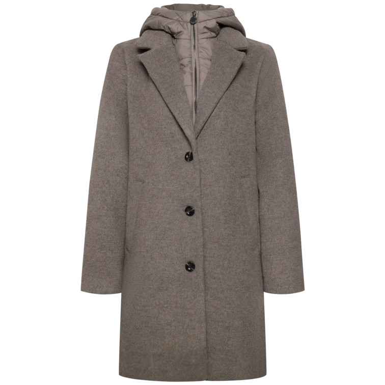 MUJER REVERS COAT W. HOODY INSERT 17655
