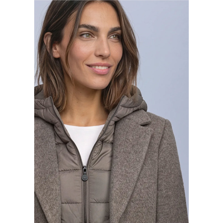MUJER REVERS COAT W. HOODY INSERT 17655