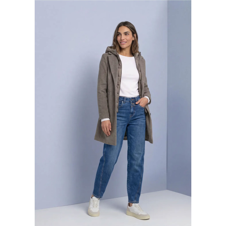 MUJER REVERS COAT W. HOODY INSERT 17655