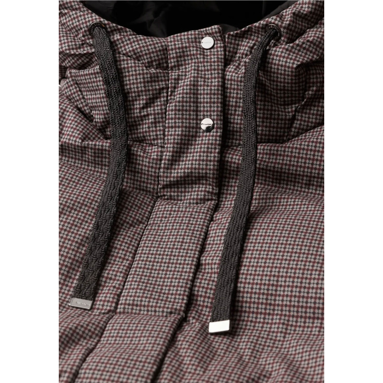 MUJER SHORT PADDED JKT W. AOP AND GL 37111