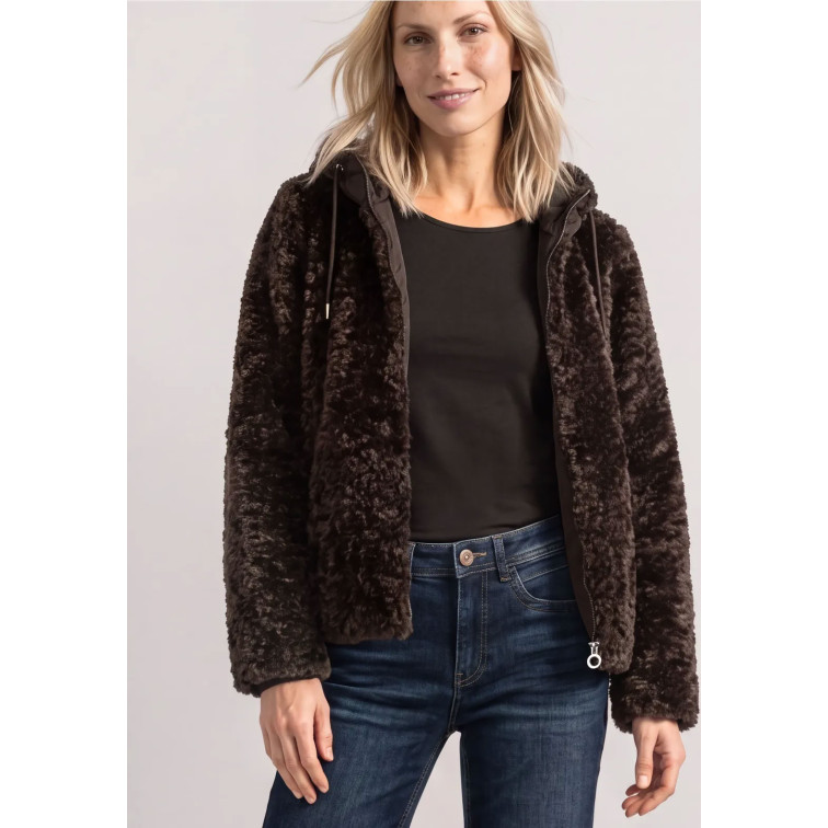 MUJER PADDED MAT MIX TEDDY JKT 17111