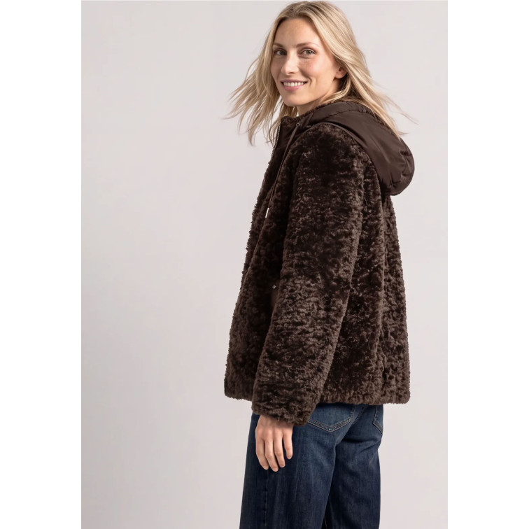 MUJER PADDED MAT MIX TEDDY JKT 17111